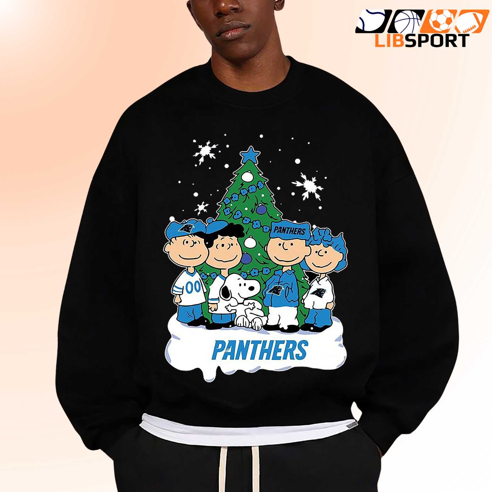 Carolina Panthers Christmas T Shirt, Snoopy Peanuts Movie Nfl Holiday Tee, Unisex Shirt